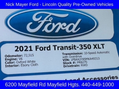 Used 2021  Ford Transit Passenger Wagon T-350 148" Low Roof XLT RWD at Drive Now Westlake near Westlake, OH