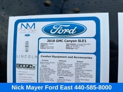 Used 2018  GMC Canyon 4WD Crew Cab 128&period;3" SLE at DriveNow Mayfield near Mayfield Heights&comma; OH