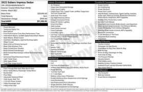 Used 2022  Subaru Impreza 4-door CVT at Drive Now Westlake near Westlake&comma; OH