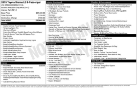 Used 2015  Toyota Sienna 5dr Van LE FWD &lpar;Natl&rpar; at Drive Now Westlake near Westlake&comma; OH