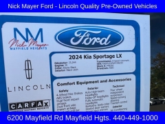 Used 2024  Kia Sportage LX AWD at DriveNow Mayfield near Mayfield Heights, OH