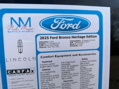 Used 2025  Ford Bronco Heritage Edition 4 Door Advanced 4x4 at DriveNow Mayfield near Mayfield Heights&comma; OH