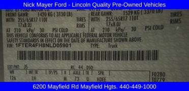 Used 2022 Ford Ranger 4WD SuperCrew 5' Box at DriveNow Mayfield near Mayfield Heights, OH