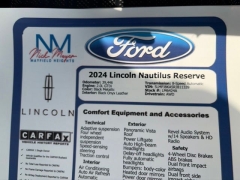 Used 2024  Lincoln Nautilus Reserve AWD at DriveNow Mayfield near Mayfield Heights&comma; OH