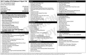 Used 2017  Cadillac XTS 4d Sedan AWD Vsport Platinum at DriveNow Mayfield near Mayfield Heights&comma; OH