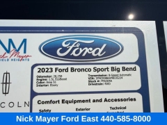 Used 2023  Ford Bronco Sport Big Bend 4x4 at DriveNow Mayfield near Mayfield Heights&comma; OH