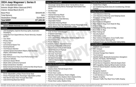 Used 2024  Jeep Wagoneer L Series II 4x2 &ast;Ltd Avail&ast; at DriveNow Mayfield near Mayfield Heights&comma; OH