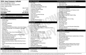 Used 2024  Jeep Compass Latitude 4x4 at Drive Now Westlake near Westlake&comma; OH