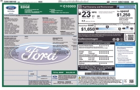 Used 2019  Ford Edge 4d SUV AWD Titanium at Drive Now Westlake near Westlake&comma; OH