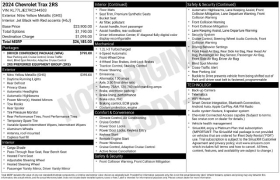 Used 2024  Chevrolet Trax FWD 4dr 2RS at DriveNow Mayfield near Mayfield Heights&comma; OH