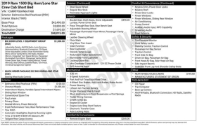 Used 2019  Ram 1500 Big Horn&sol;Lone Star 4x4 Crew Cab 5'7" Box at DriveNow Mayfield near Mayfield Heights&comma; OH