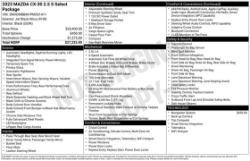 Used 2023  Mazda CX-30 2&period;5 S Select Package AWD at DriveNow Mayfield near Mayfield Heights&comma; OH