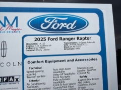 Used 2025  Ford Ranger Raptor 4WD SuperCrew 5' Box at DriveNow Mayfield near Mayfield Heights&comma; OH