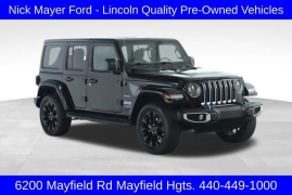 Used 2022 Jeep Wrangler 4xe Unlimited Sahara 4x4 at Drive Now Westlake near Westlake, OH