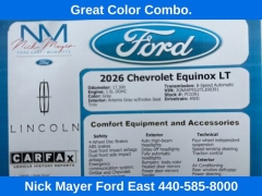 Used 2026  Chevrolet Equinox AWD 4dr LT w&sol;2LT at DriveNow Mayfield near Mayfield Heights&comma; OH