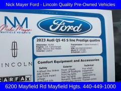 Used 2023  Audi Q5 S line Prestige 45 TFSI quattro at Drive Now Westlake near Westlake&comma; OH