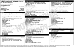 Used 2024  Toyota Grand Highlander AWD &lpar;Natl&rpar; at Drive Now Westlake near Westlake&comma; OH