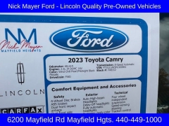 Used 2023  Toyota Camry SE Auto at Drive Now Westlake near Westlake&comma; OH