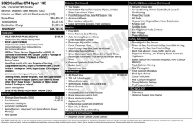 Used 2023  Cadillac CT4 4dr Sdn Sport at DriveNow Mayfield near Mayfield Heights&comma; OH