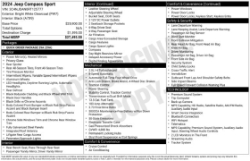 Used 2024  Jeep Compass Sport 4x4 at Drive Now Westlake near Westlake&comma; OH