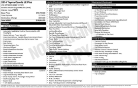 Used 2014  Toyota Corolla 4dr Sdn &lpar;Natl&rpar; at Drive Now Westlake near Westlake&comma; OH