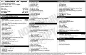 Used 2023  Ram ProMaster Cargo Van 2500 High Roof 159" WB at DriveNow Mayfield near Mayfield Heights&comma; OH