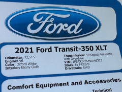 Used 2021  Ford Transit Passenger Wagon T-350 148" Low Roof XLT RWD at Drive Now Westlake near Westlake&comma; OH