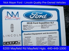 Used 2018 Ford Expedition 4d SUV 4WD XLT at Drive Now Westlake near Westlake, OH