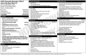 Used 2025  Chevrolet Silverado 1500 4WD Crew Cab 147" LT w&sol;1LT at Drive Now Westlake near Westlake&comma; OH
