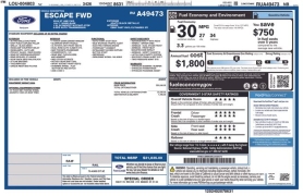 Used 2024  Ford Escape ST-Line FWD at Drive Now Westlake near Westlake&comma; OH