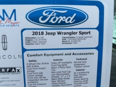 Used 2018  Jeep Wrangler Sport 4x4 at Drive Now Westlake near Westlake&comma; OH