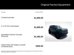 Used 2023  Ford Bronco 2 Door 4x4 at DriveNow Mayfield near Mayfield Heights&comma; OH