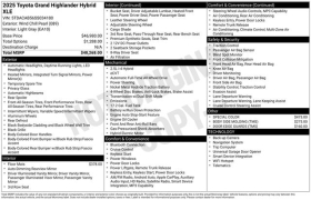 Used 2025  Toyota Grand Highlander Hybrid XLE AWD at DriveNow Mayfield near Mayfield Heights&comma; OH