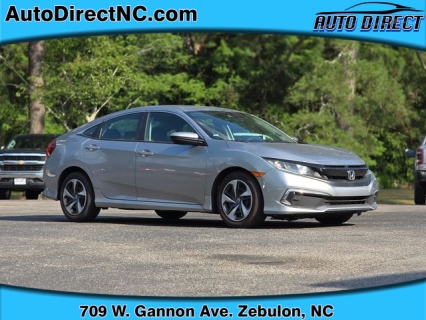 Used 2019 Honda Civic Sedan 4d LX CVT at Auto Direct near Zebulon, NC