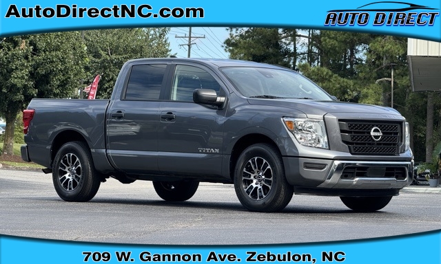 Used 2023  Nissan Titan 4x2 Crew Cab SV at Auto Direct near Zebulon, NC