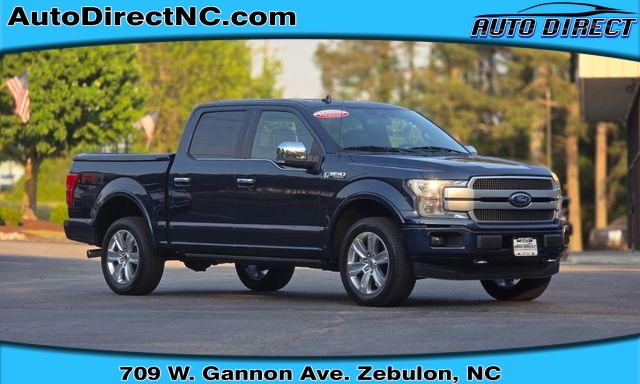 Used 2019  Ford F-150 4WD SuperCrew Platinum 5 1&sol;2 at Auto Direct near Zebulon&comma; NC