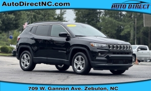 Used 2024 Jeep Compass Latitude 4x4 at Auto Direct near Zebulon, NC