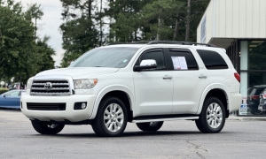 Used 2012 Toyota Sequoia 4d SUV 4WD Platinum FFV at Auto Direct near Zebulon, NC