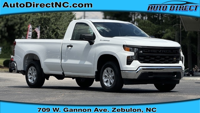 Used 2023  Chevrolet Silverado 1500 2WD Reg Cab 140" Work Truck at Auto Direct near Zebulon, NC