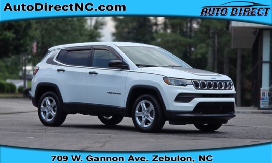 Used 2023 Jeep Compass Sport 4x4 at Auto Direct near Zebulon, NC