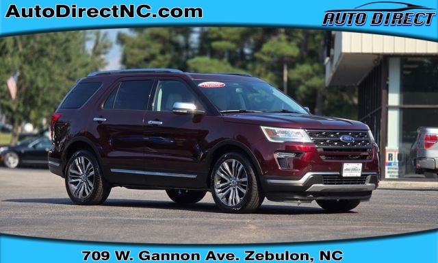 Used 2018  Ford Explorer 4d SUV 4WD Platinum at Auto Direct near Zebulon&comma; NC