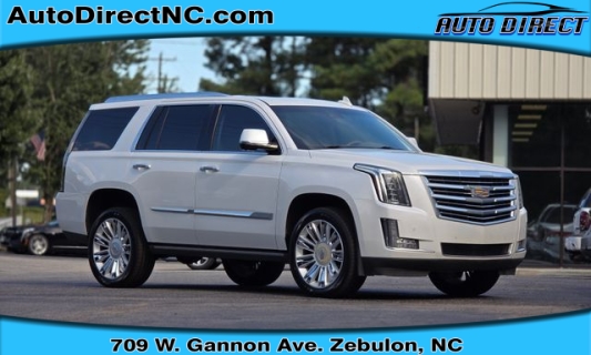 Used 2016 Cadillac Escalade 4d SUV 4WD Platinum at Auto Direct near Zebulon, NC