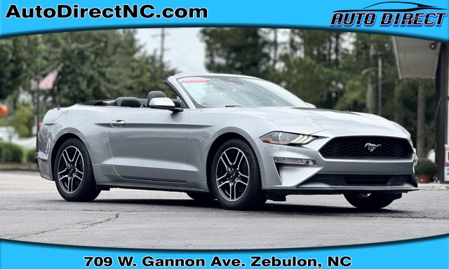 Used 2021  Ford Mustang EcoBoost Premium Convertible at Auto Direct near Zebulon, NC