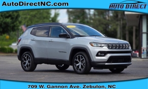  2024 Jeep Compass Limited 4x4 at Auto Direct near Zebulon&comma; NC