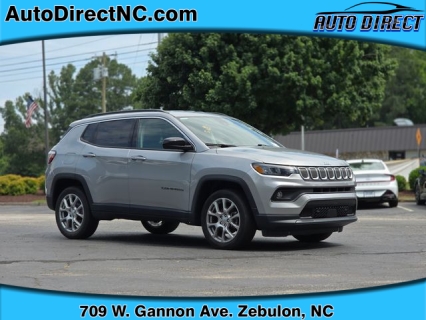 Used 2022 Jeep Compass Latitude Lux 4x4 at Auto Direct near Zebulon, NC