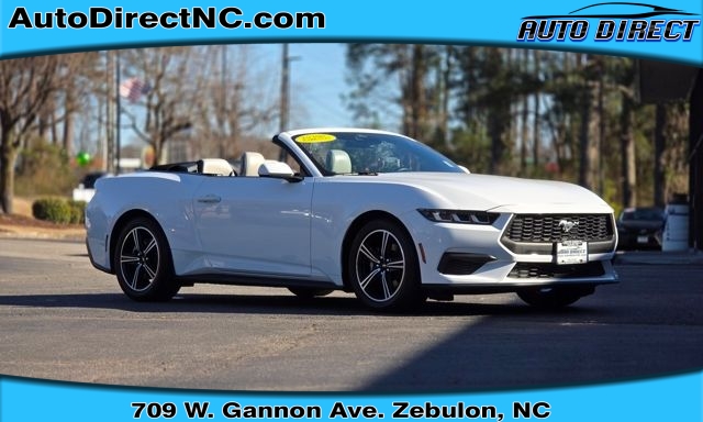 Used 2024  Ford Mustang EcoBoost Premium Convertible at Auto Direct near Zebulon&comma; NC