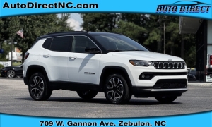 Used 2023 Jeep Compass Limited 4x4 at Auto Direct near Zebulon, NC