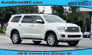 Used 2012 Toyota Sequoia 4d SUV 4WD Platinum FFV at Auto Direct near Zebulon, NC