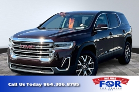 Used 2021 GMC Acadia FWD 4dr SLE at The Gilstrap Family Dealerships near Easley, SC