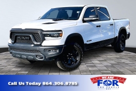 Used 2021  Ram 1500 4WD Rebel Crew Cab 5'7" Box at The Gilstrap Family Dealerships near Easley&comma; SC